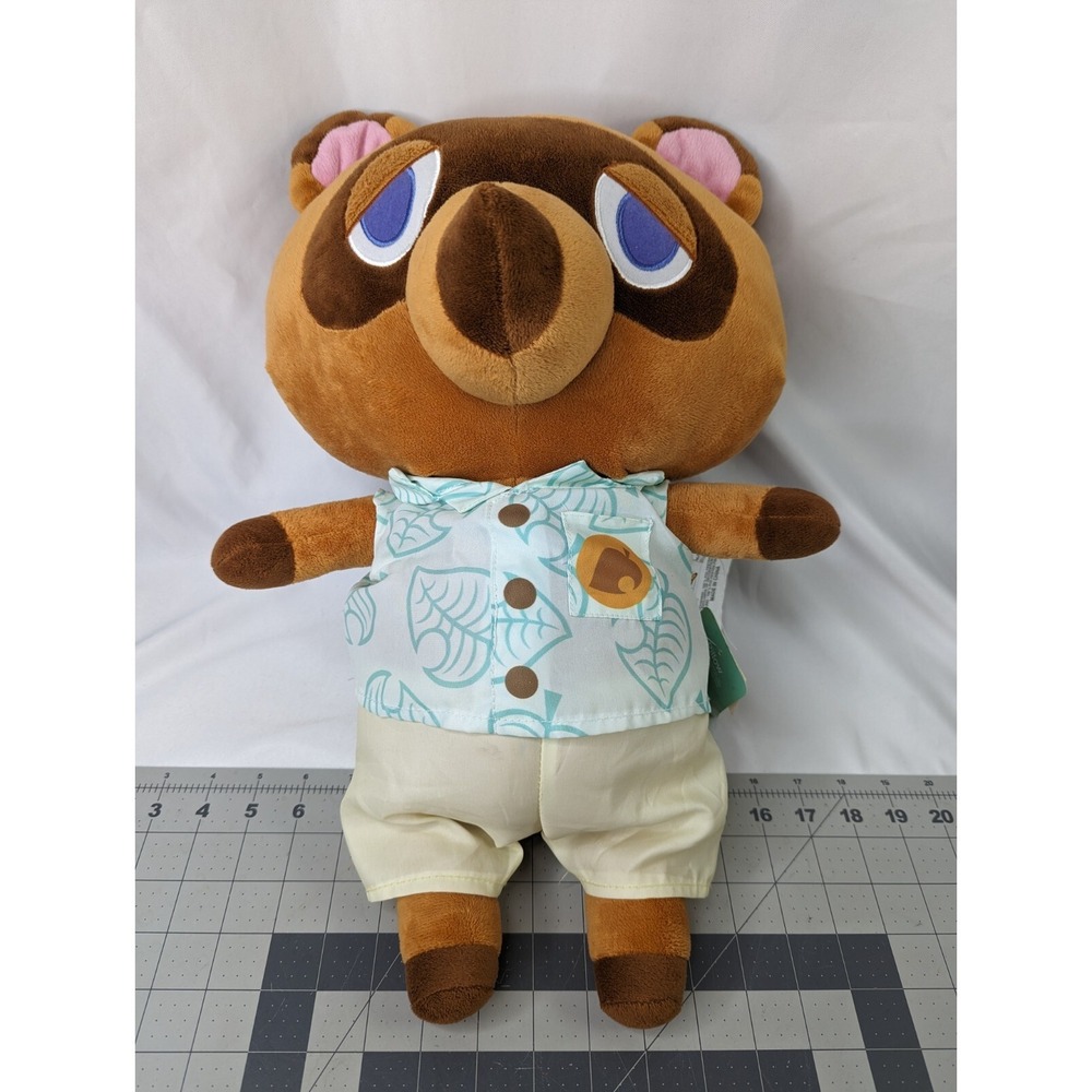 Nintendo Animal Crossing‎ Tom Nook Raccoon Plush Pillow 18 Inch Stuffed Animal
